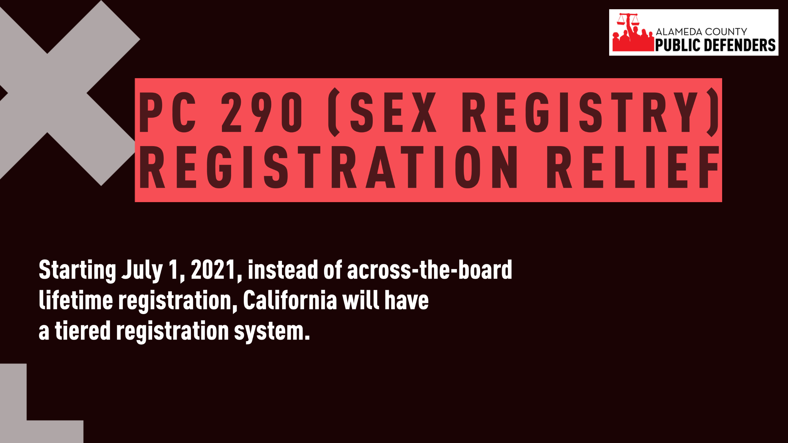 PC 20 Registration Relief Graphic
